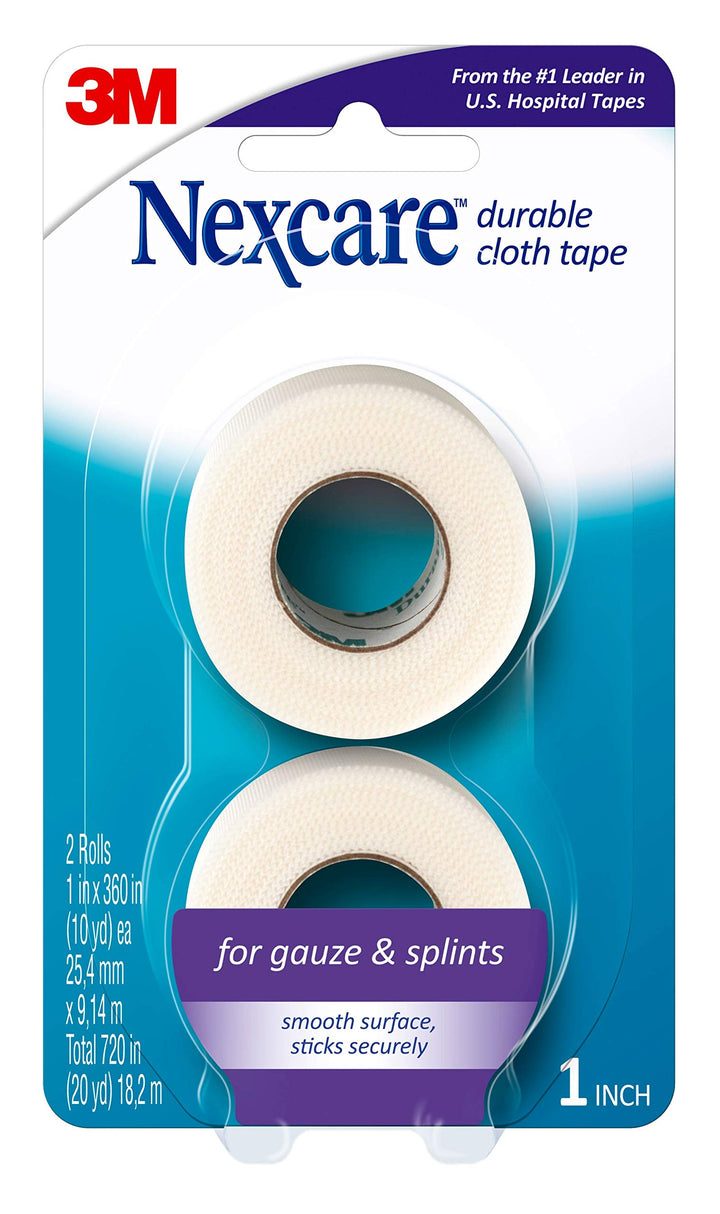 Nexcare Durapore Durable Cloth Tape 1 Inch X 10 Yards, 
