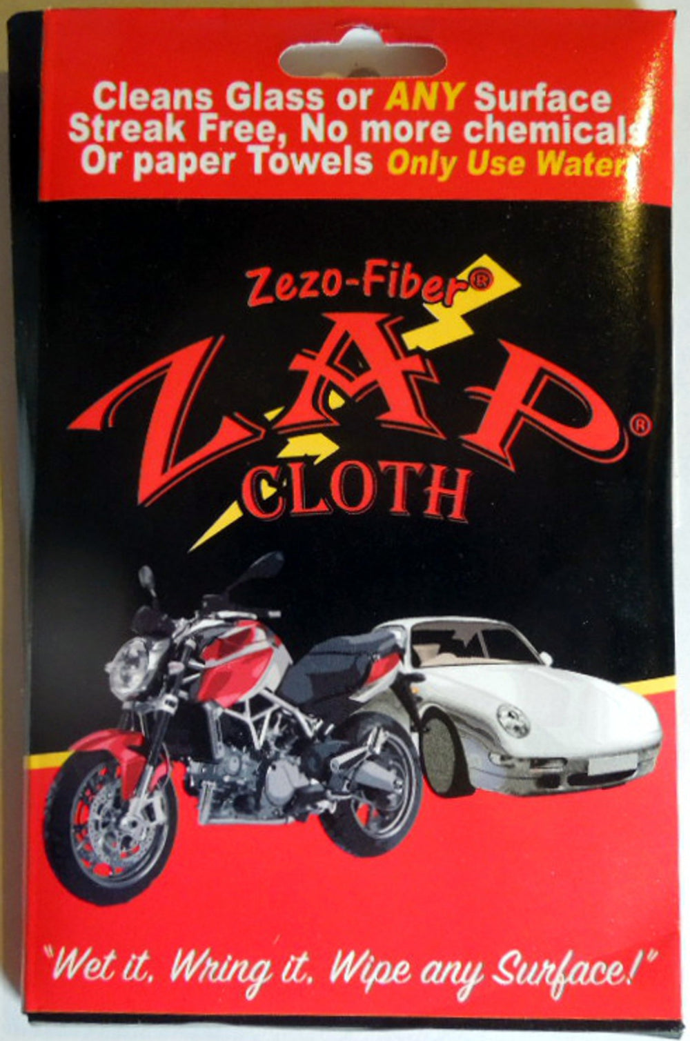 Zap Cloth - Streak Free, Spot Free - 3 Cloths