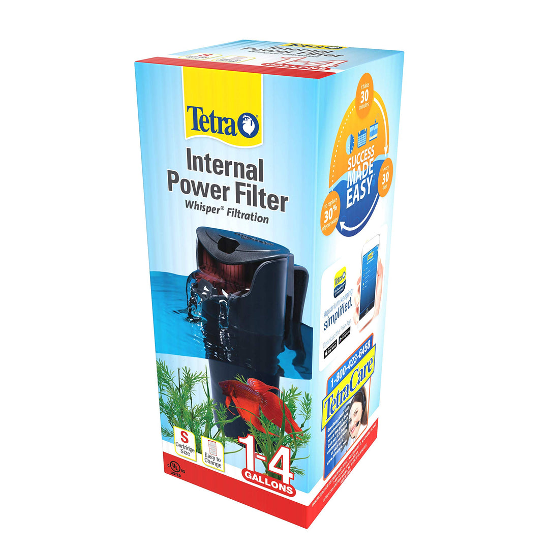 Whisper 4i Internal Power Filter, Filtration for Aquariums Between 1 and 4 Gallons