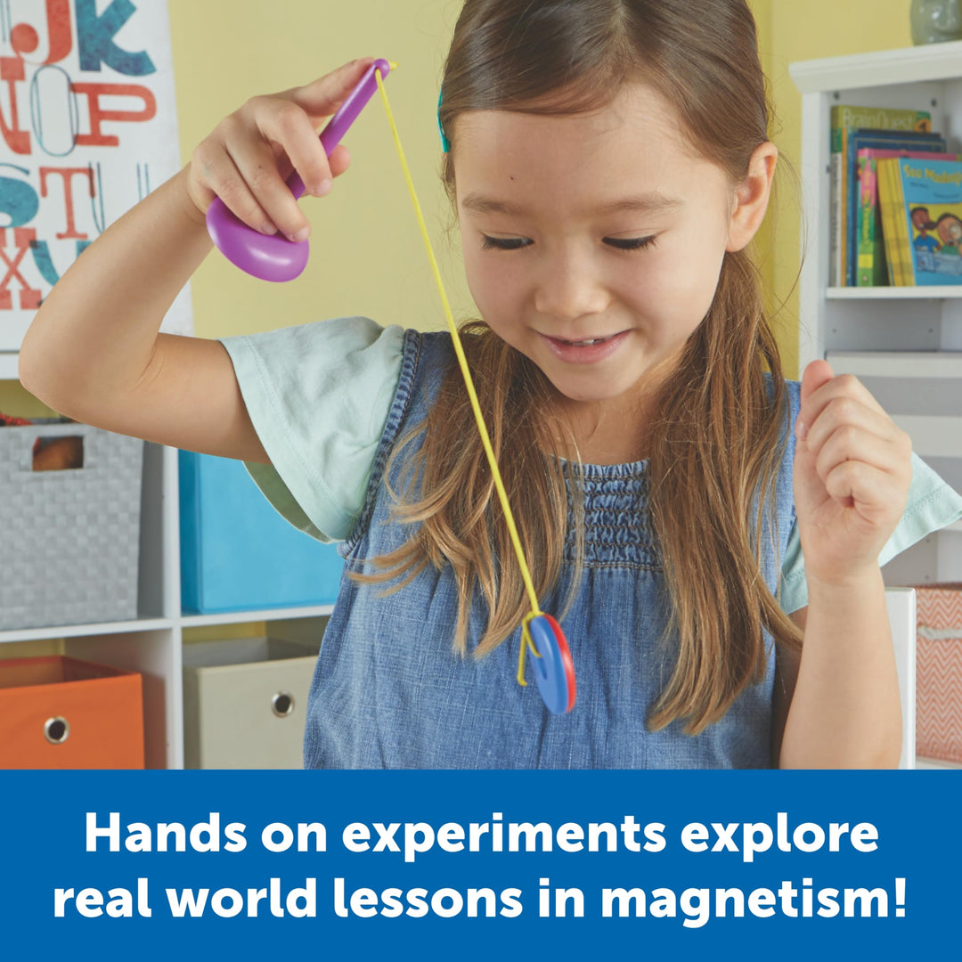 STEM Explorers -Ages 5+, Magnet Movers, Critical Thinking Skills, STEM Certified Toys, Magnets Kids,Magnet Set,Back to School Supplies,39 Pieces