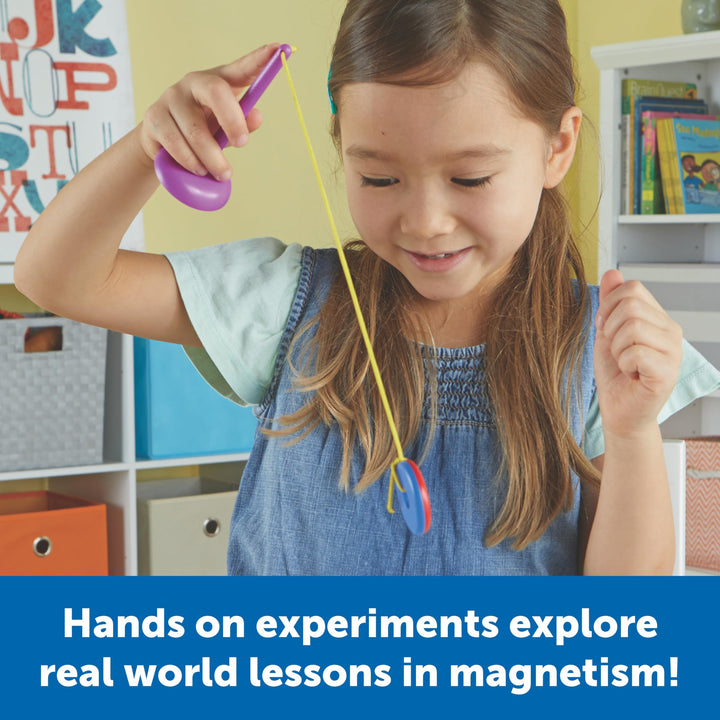 STEM Explorers -Ages 5+, Magnet Movers, Critical Thinking Skills, STEM Certified Toys, Magnets Kids,Magnet Set,Back to School Supplies,39 Pieces