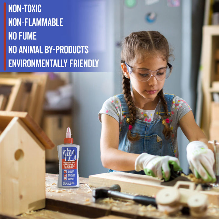 Non-Toxic Multi-Surface Glue That Bonds Anything! Use as Wood Glue or for Glass Mosaic Ceramic Pottery Craft Tile Porcelaine Stone Jewelry Fabric Furniture &amp; More. 1-Pack