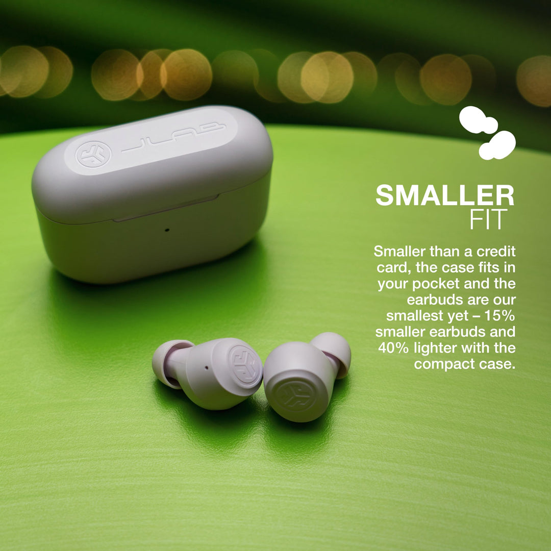 Go Air Pop True Wireless Bluetooth Earbuds + Charging Case, Lilac, Dual Connect, IPX4 Sweat Resistance, Bluetooth 5.1 Connection, 3 EQ Sound Settings Signature, Balanced, Bass Boost