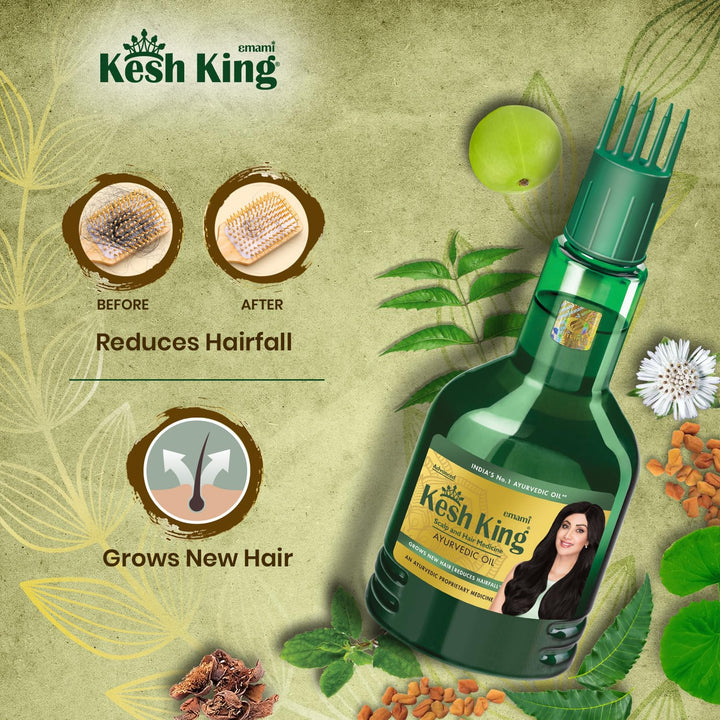 Kesh King Ayurvedic Anti Hairfall Hair Oil|Hair Growth 