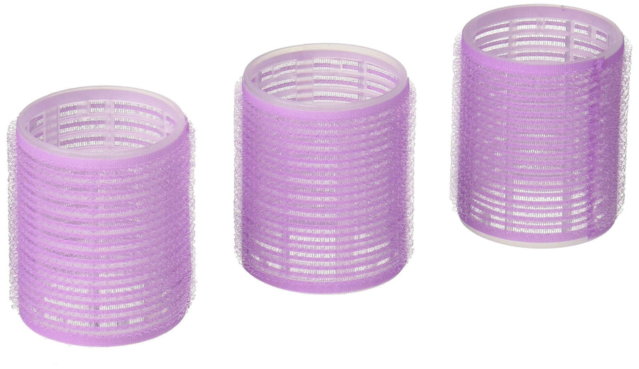 Purple, 2 Inch : Self Grip Rollers, Purple, 2 Inch, 3 Count
