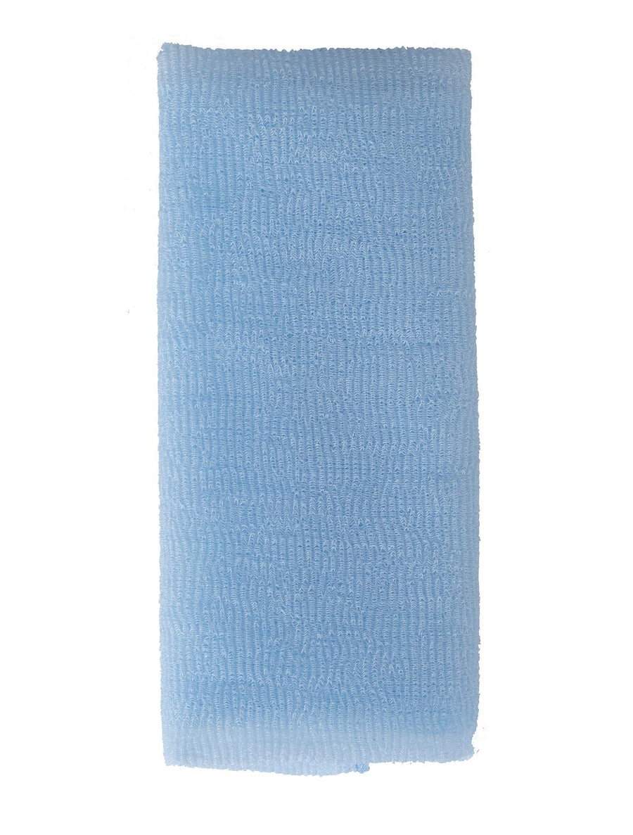 Long Exfoliating Nylon Bath Cloth/Towel, Magic Shower Washcloth For Body, 35 inches(1PCS, Blue)
