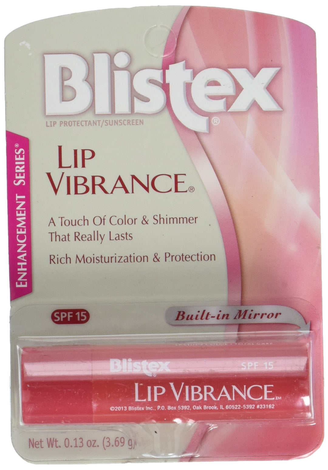 Lip Vibrance Lip Protectant, SPF 15-0.13 Oz
