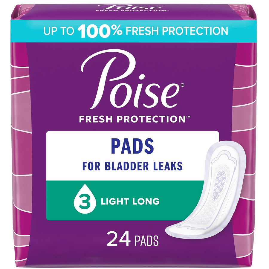 Poise Ultra Thins Long Light Absorbency - 24 ct