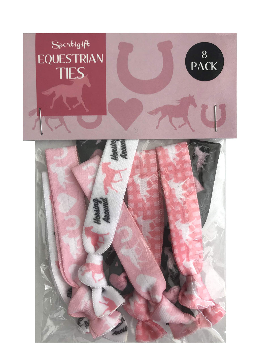 8 Piece Horse Hair Accessories, Horse Hair Ties, Cowgirl Hair Ties, For Equestrian Gifts, No Crease Horse Hair Elastics Gift Set