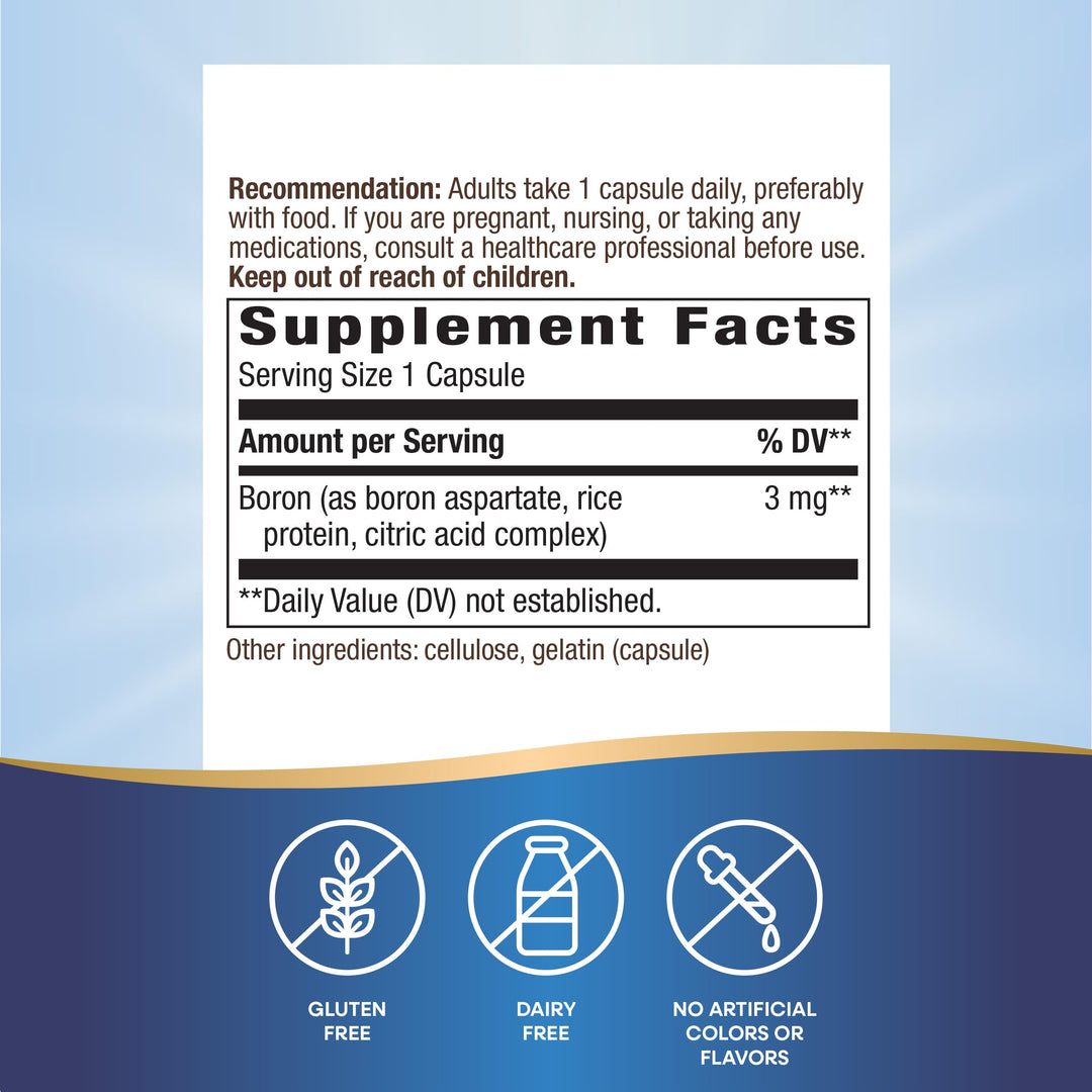 Nature&#39;s Way Boron Complex, Supports Bone Healt