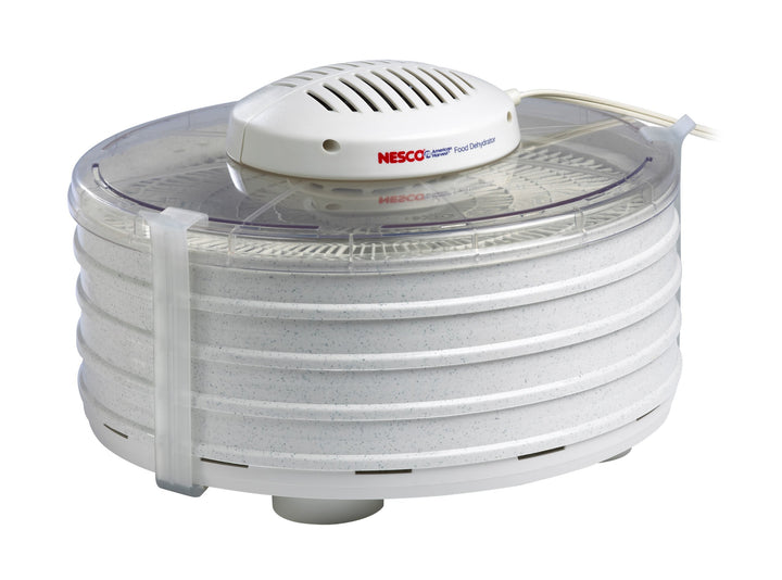 NESCO Food Dehydrator, 4 Trays, Speckled White