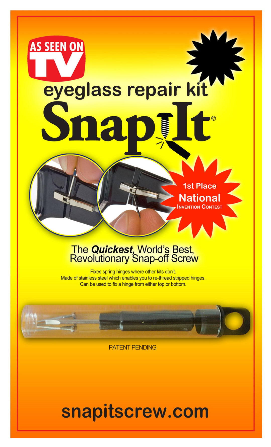 Snap It Eyeglass Repair Kit
