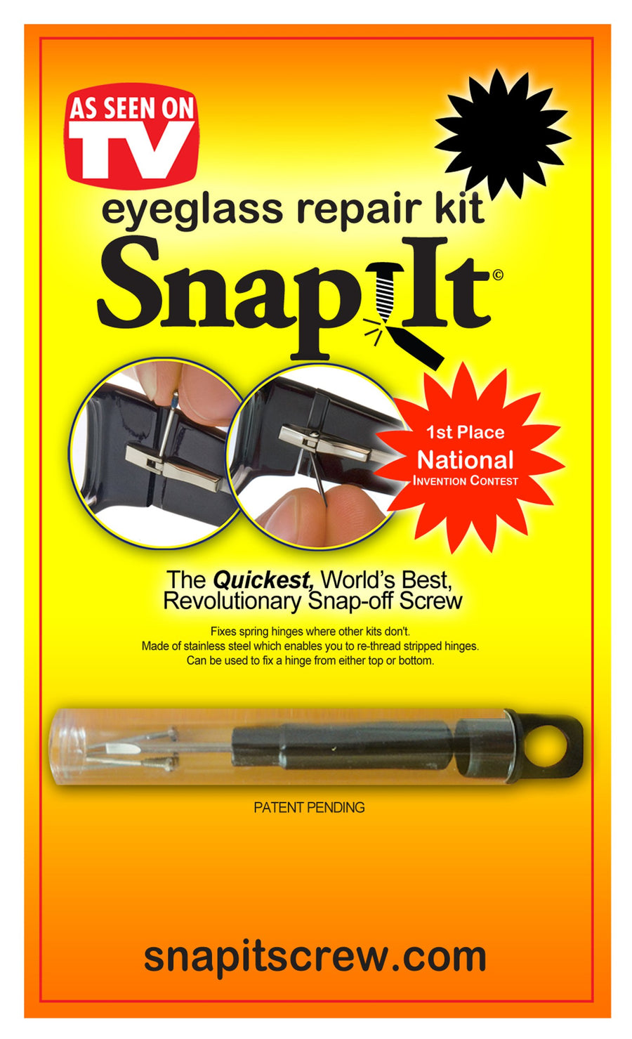 Snap It Eyeglass Repair Kit