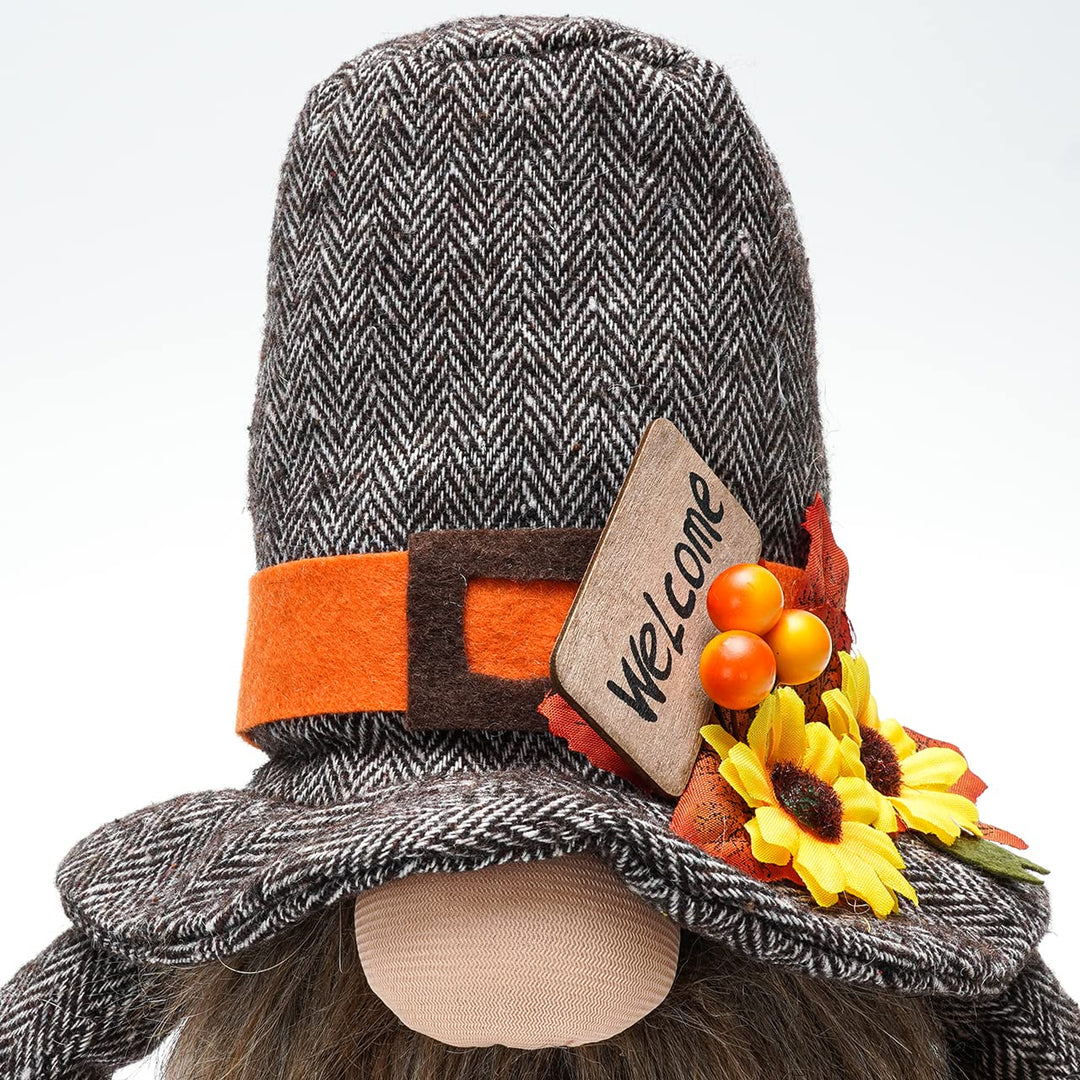 Fall Thanksgiving Gnome Plush Nordic Harvest Stand Scarecrow gnome Pumkin Gift for Farmhouse Home Table Family Festival Decorations