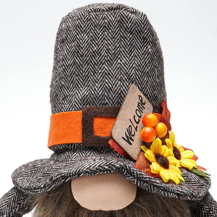 Fall Thanksgiving Gnome Plush Nordic Harvest Stand Scarecrow gnome Pumkin Gift for Farmhouse Home Table Family Festival Decorations