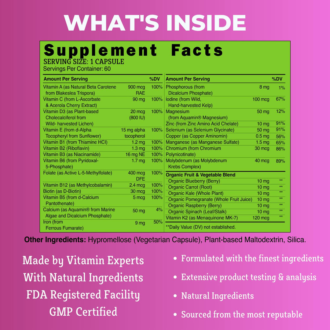 grow vitamin One Daily Multivitamin for Women - Energy 