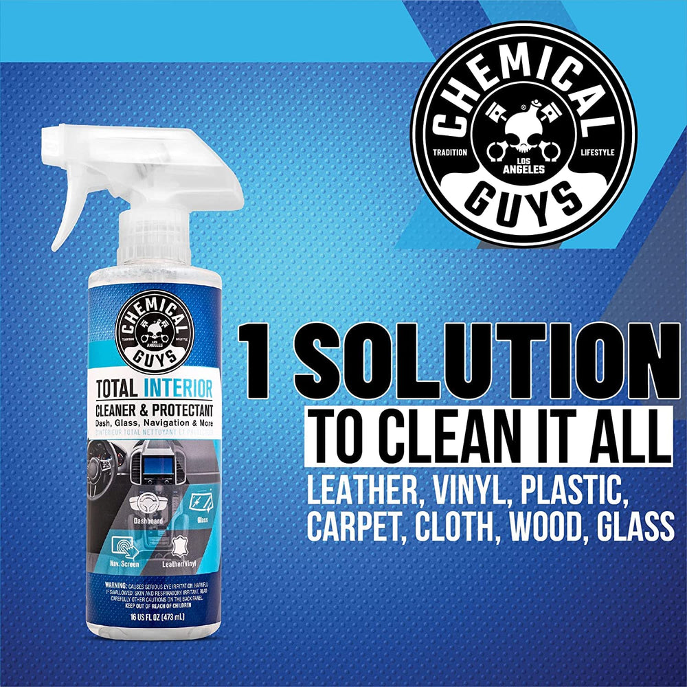 SPI22016 Total Interior Cleaner and Protectant, Safe for Cars, Trucks, SUVs, Jeeps, Motorcycles, RVs & More, 16 fl oz