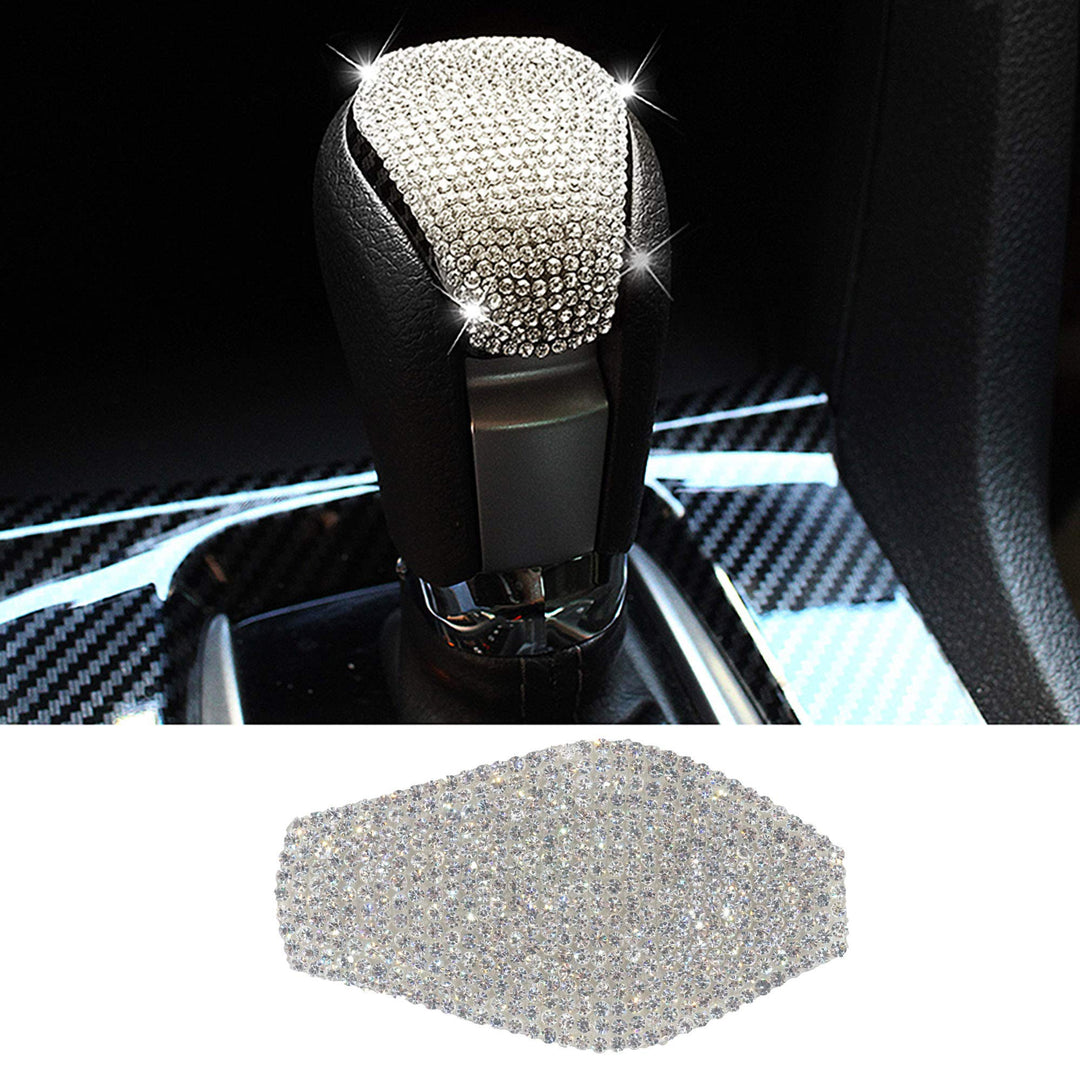 Gear Box Shifter Bling Crystal Accessory Interior Cover Compatible for Honda Civic