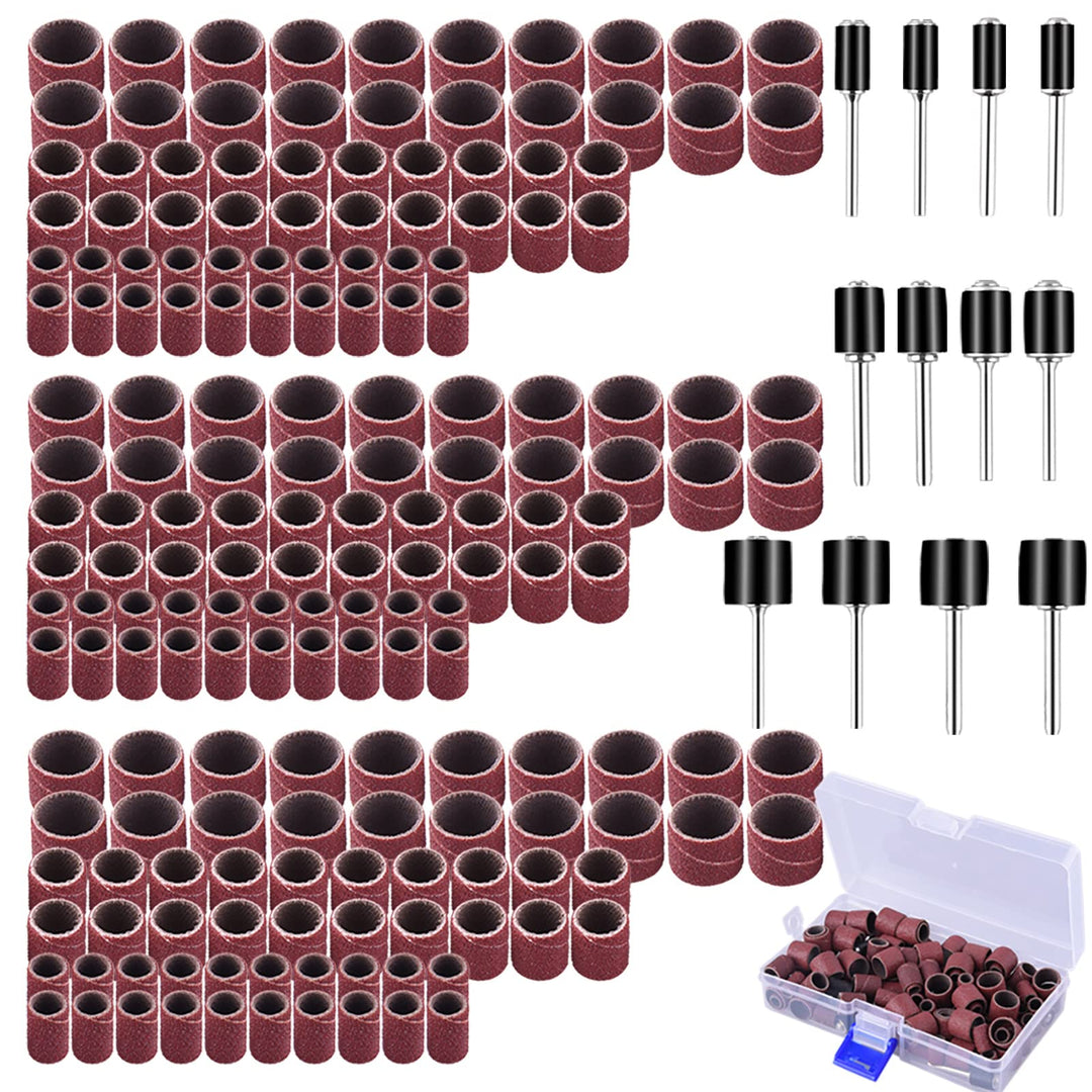 AUSTOR 192 Pcs Sanding Drum Kit with Free Box Including