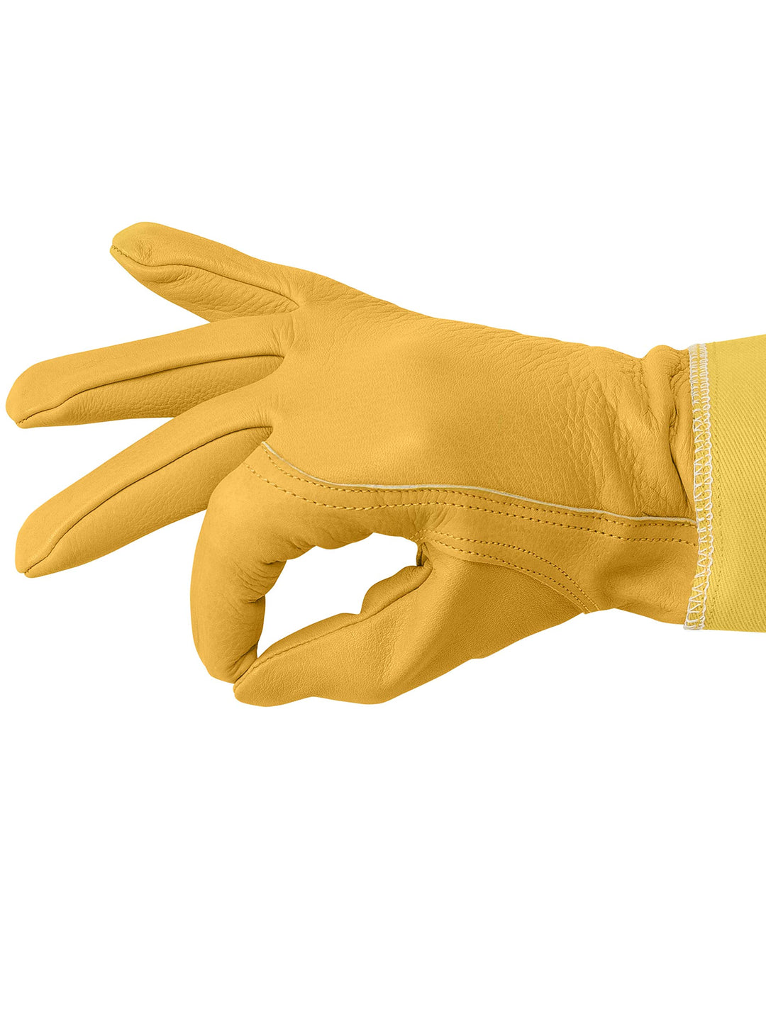 113 Cowhide Beekeeping Gloves with Reinforced Cuffs