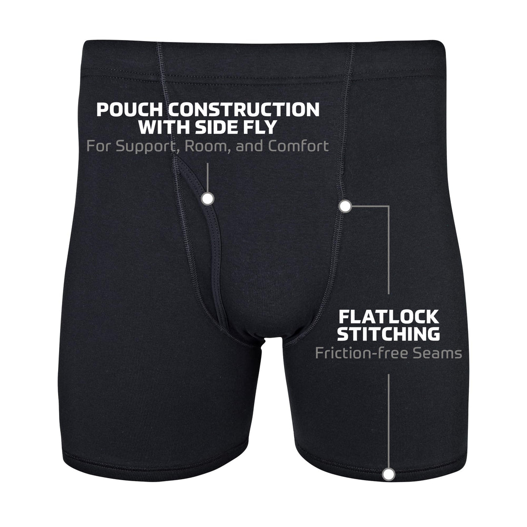 Gildan Men&#39;s Underwear Covered Waistband Boxer 