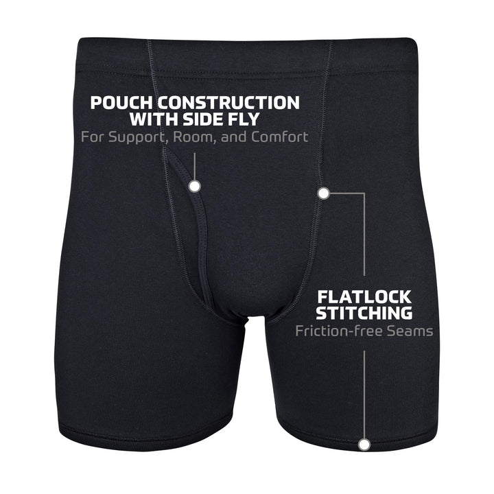 Gildan Men&#39;s Underwear Covered Waistband Boxer 