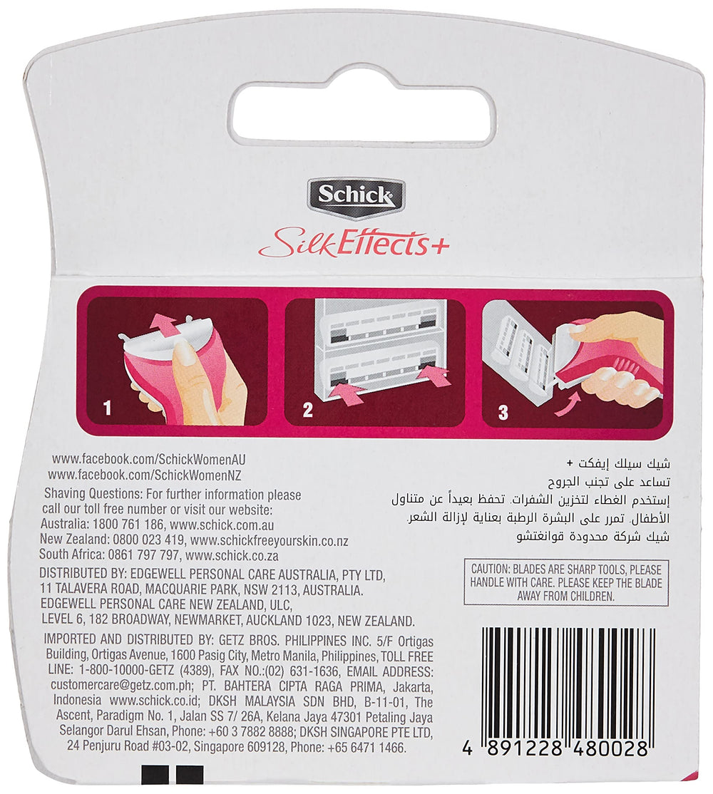 Schick Silk Effect Refill 3s