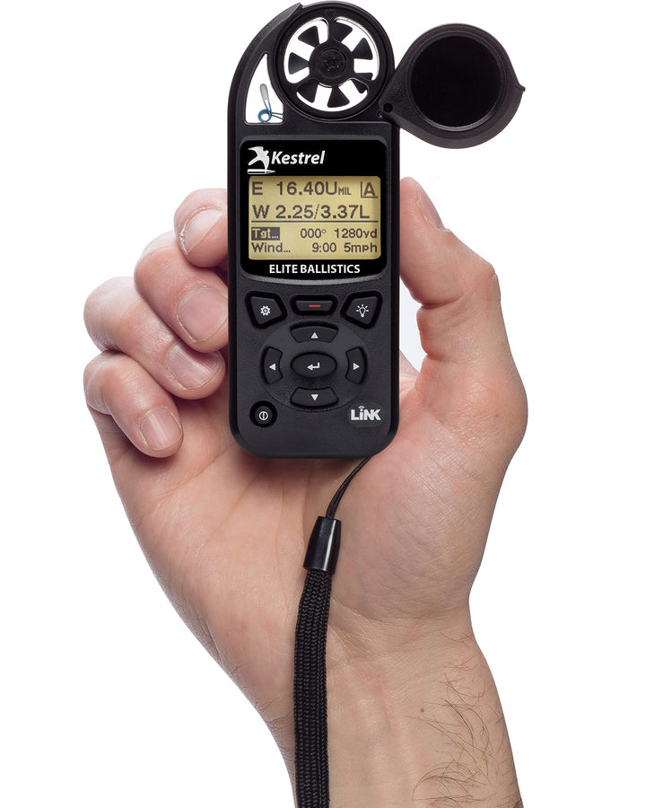 Elite Weather Meter with Applied Ballistics and Bluetooth Link, Black