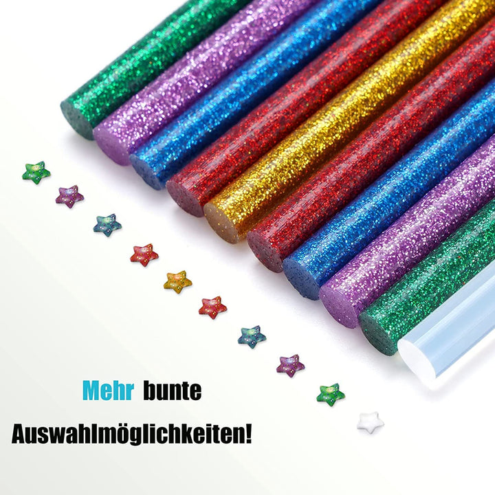 Hot Glue Gun Mini Glue Gun - Glue Gun Kit Glue Sticks 30PCS Crafting High Temp Heat up Fast Small Clear and Colored Sticks, Ideal for Quick Repairs DIY Projects Arts Classroom 20W New Releases