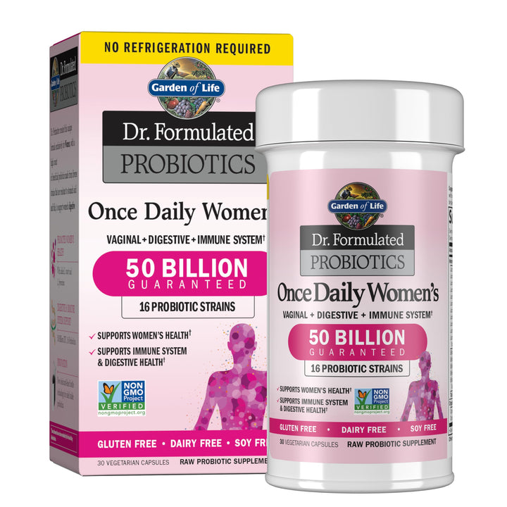 Probiotic Supplement for Women - Dr. Formulated Once Daily Womens for Digestive Health, Shelf Stable, 30 Count Capsules