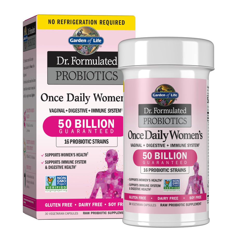 Probiotic Supplement for Women - Dr. Formulated Once Daily Womens for Digestive Health, Shelf Stable, 30 Count Capsules