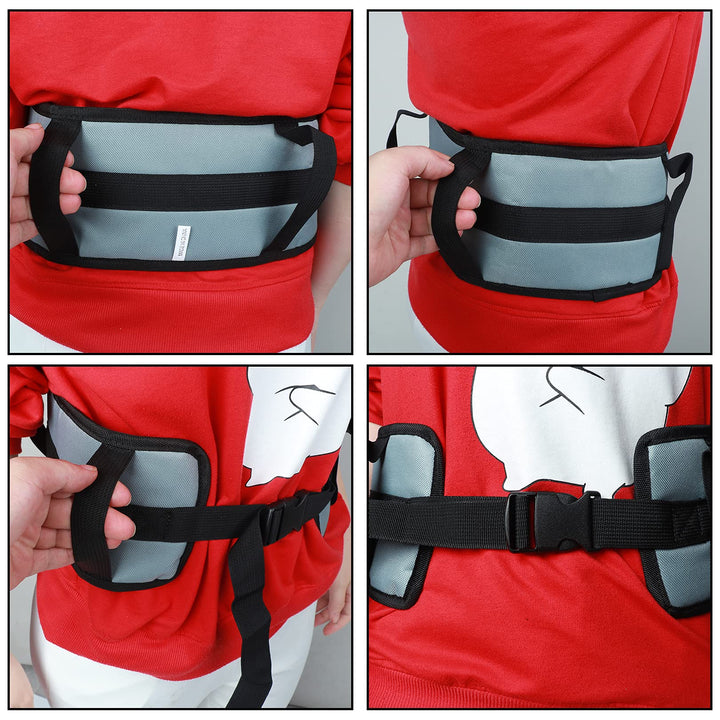 Gait Belt Transfer Belts with Adjustable Straps and Qui