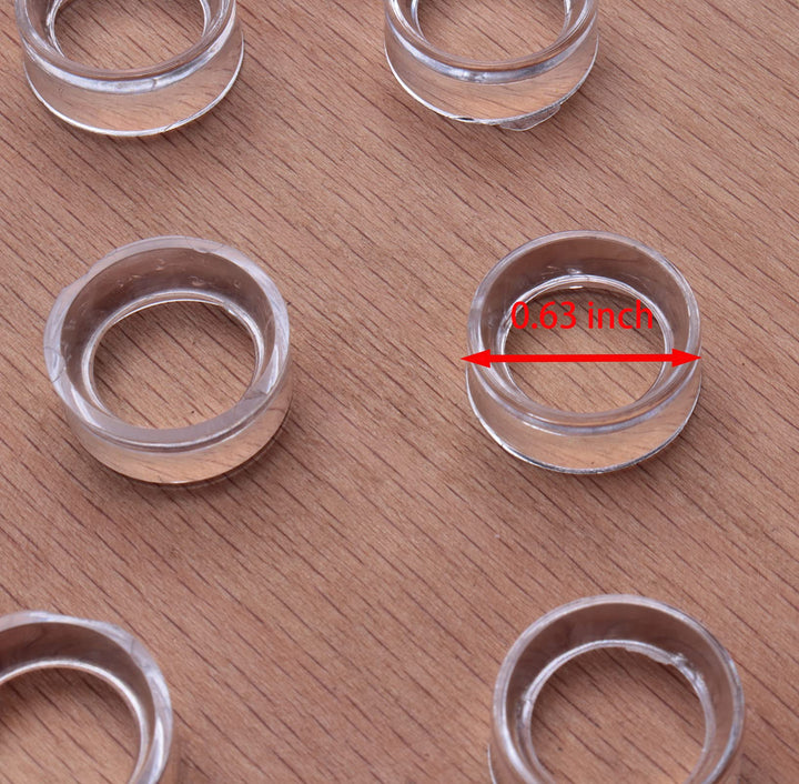 9 Pcs Display Stands Acrylic Clear Small Round Baseball Ring Stands Easel Holders for Soft Ball Tennis Ball Spheres Marbles Collection (Small)