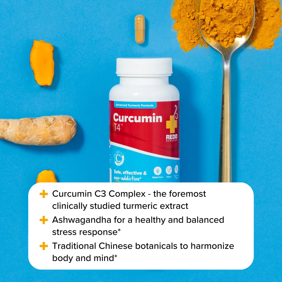 , Curcumin T4, Advanced Turmeric Formula, 60 Vegan Capsules