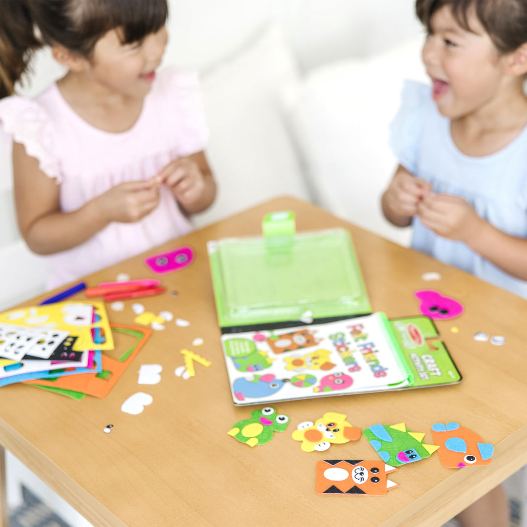 Melissa &amp; Doug On the Go Felt Friends Craft Activity Set With 188 Felt Stickers - FSC Certified