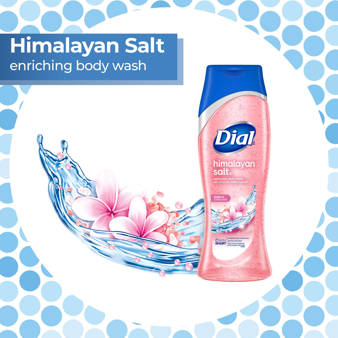 Dial Body Wash, Skin Therapy Himalayan Pink Salt & Water Lily, 16 Fluid Ounces