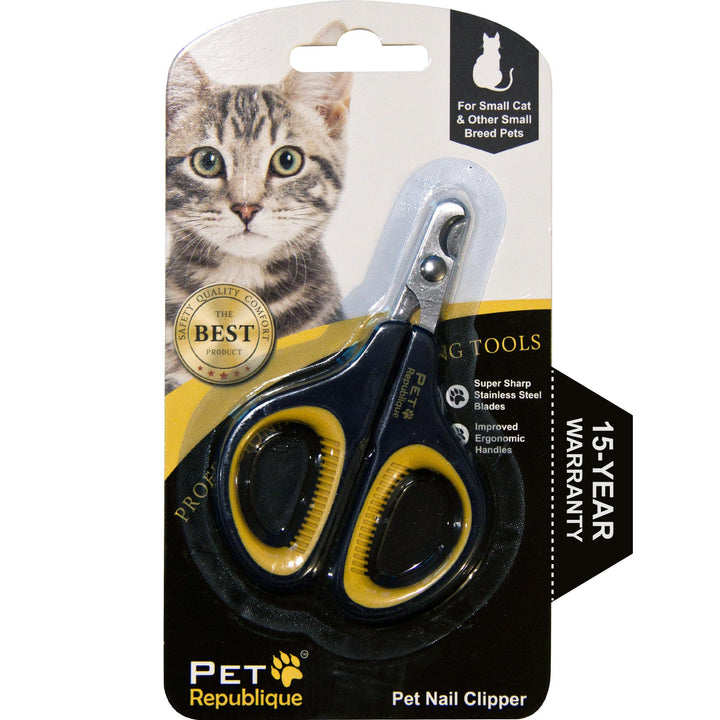 Cat Nail Clippers – Professional Stainless-Steel Nail Clipper for Cats, Kittens, Hamster, Rabbits, Birds, &amp; Small Breed Animals Claw Trimmer