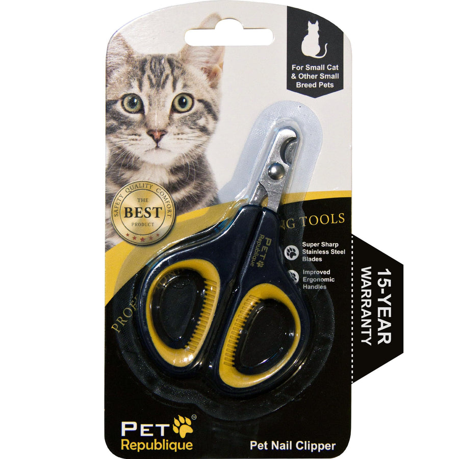 Cat Nail Clippers – Professional Stainless-Steel Nail Clipper for Cats, Kittens, Hamster, Rabbits, Birds, & Small Breed Animals Claw Trimmer