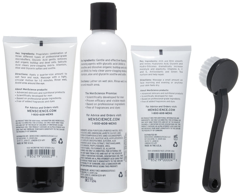 Androceuticals Daily Face Kit