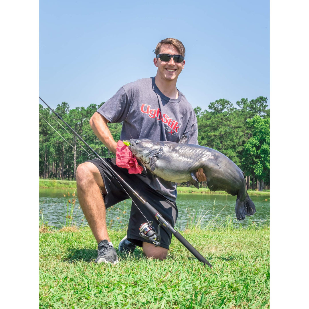 6’6” GX2 Spinning Fishing Rod and Reel Spinning Combo, Ugly Tech Construction with Clear Tip Design, 6’6” Rod, mixed, 2-Piece