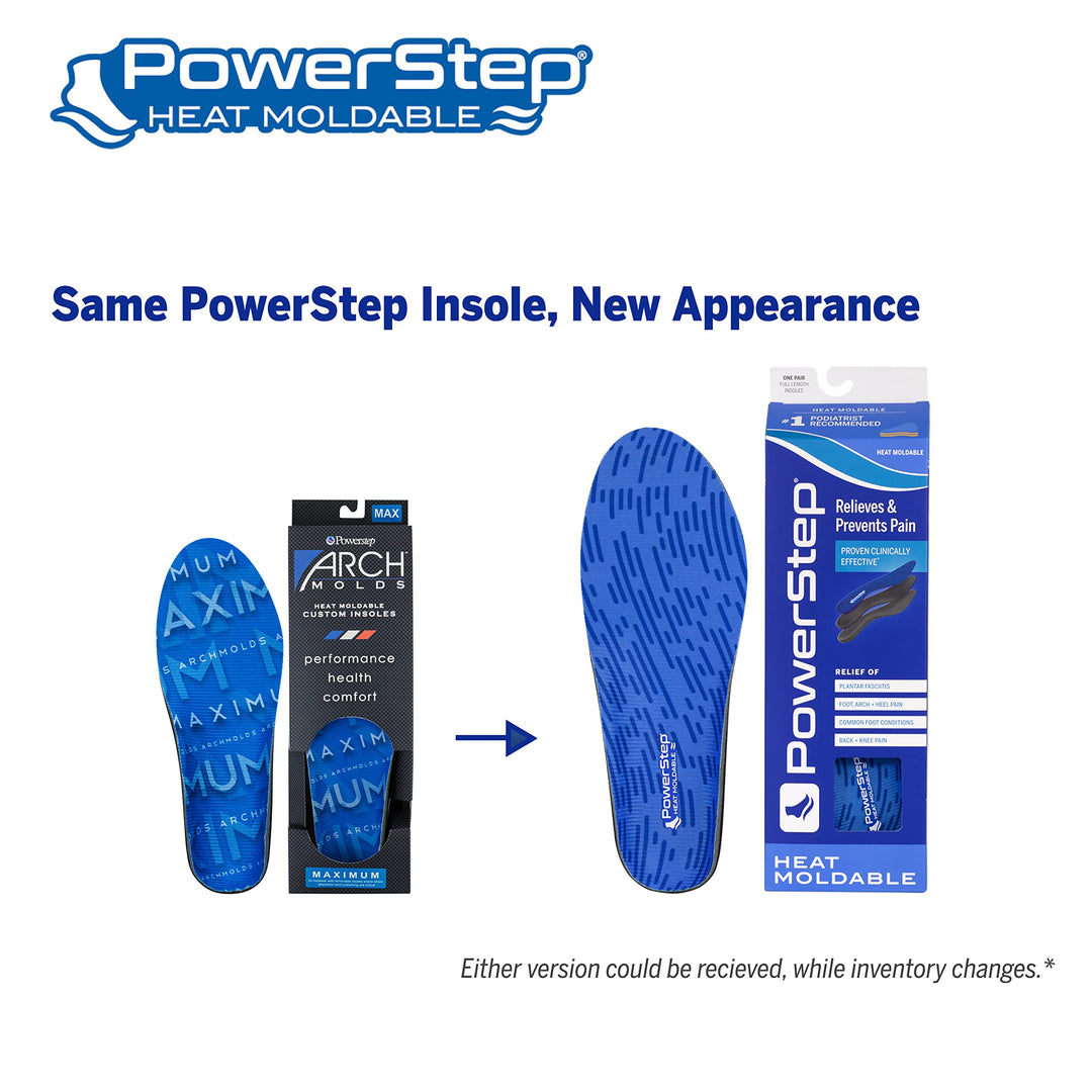 Archmolds Maximum Cushion Insole,Blue,E Men 7-7 .5/8 .5-9