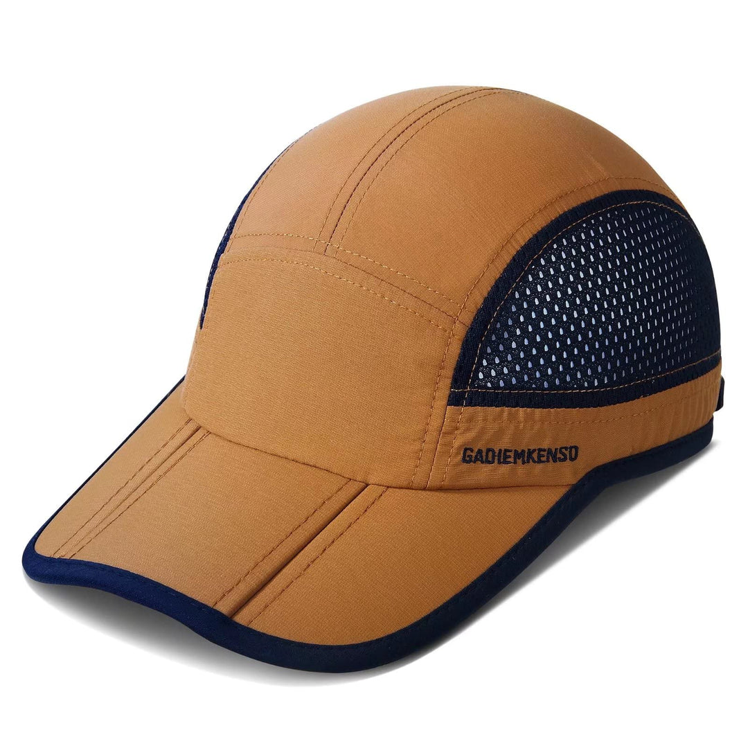 GADIEMKENSD Men Outdoor Hat Reflective Folding Running 