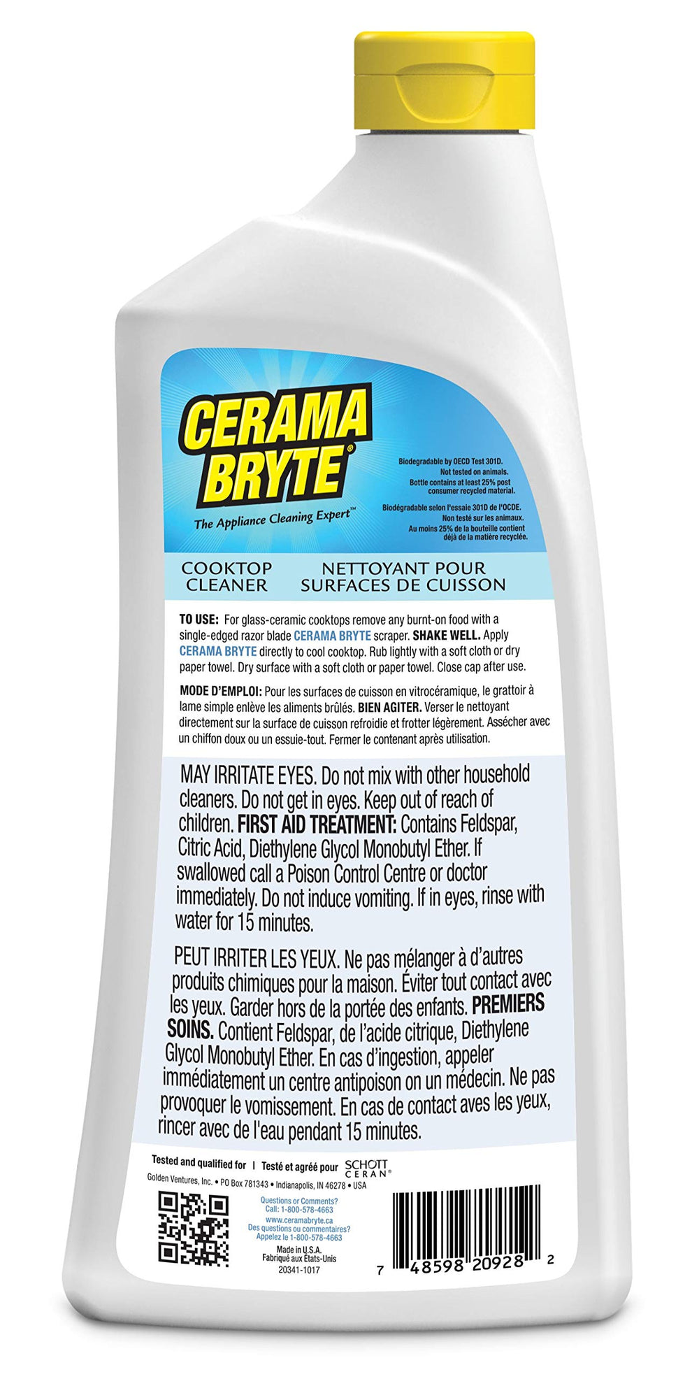 Cerama Bryte Ceramic Cooktop Cleaner 28 Oz