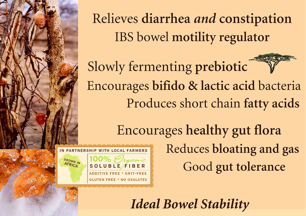 Heather's Tummy Fiber Organic Acacia Senegal for IB