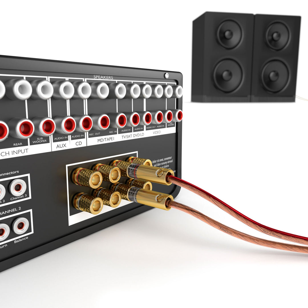 KabelDirekt – Pure Copper Stereo Audio Speaker Wire &am