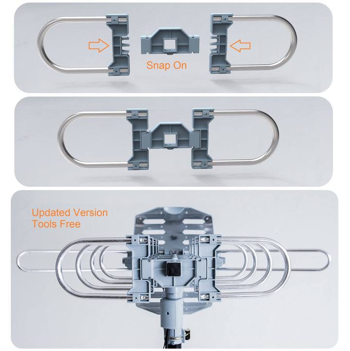 McDuory Amplified Digital Outdoor HDTV Antenna 150 Mile