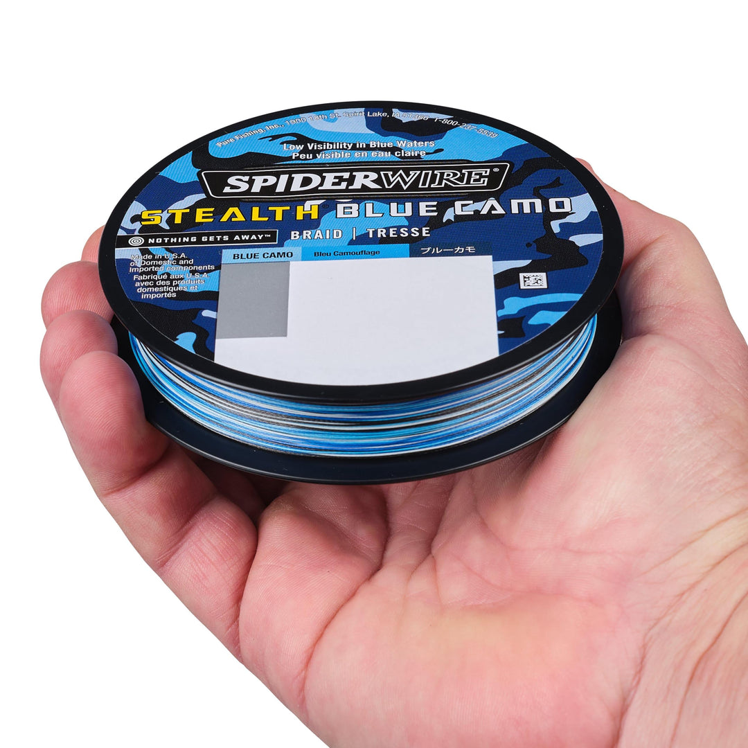 SpiderWire Stealth® Superline, Blue Camo, 65lb | 29.4kg