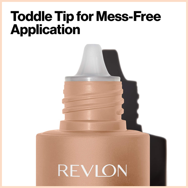 Revlon ColorStay Light Cover Liquid Foundation, Hydrating Longwear Weightless Makeup with SPF 35, Light-Medium Coverage for Blemish, Dark Spots &amp; Uneven Skin Texture, 330 Natural Tan, 1 fl. oz.