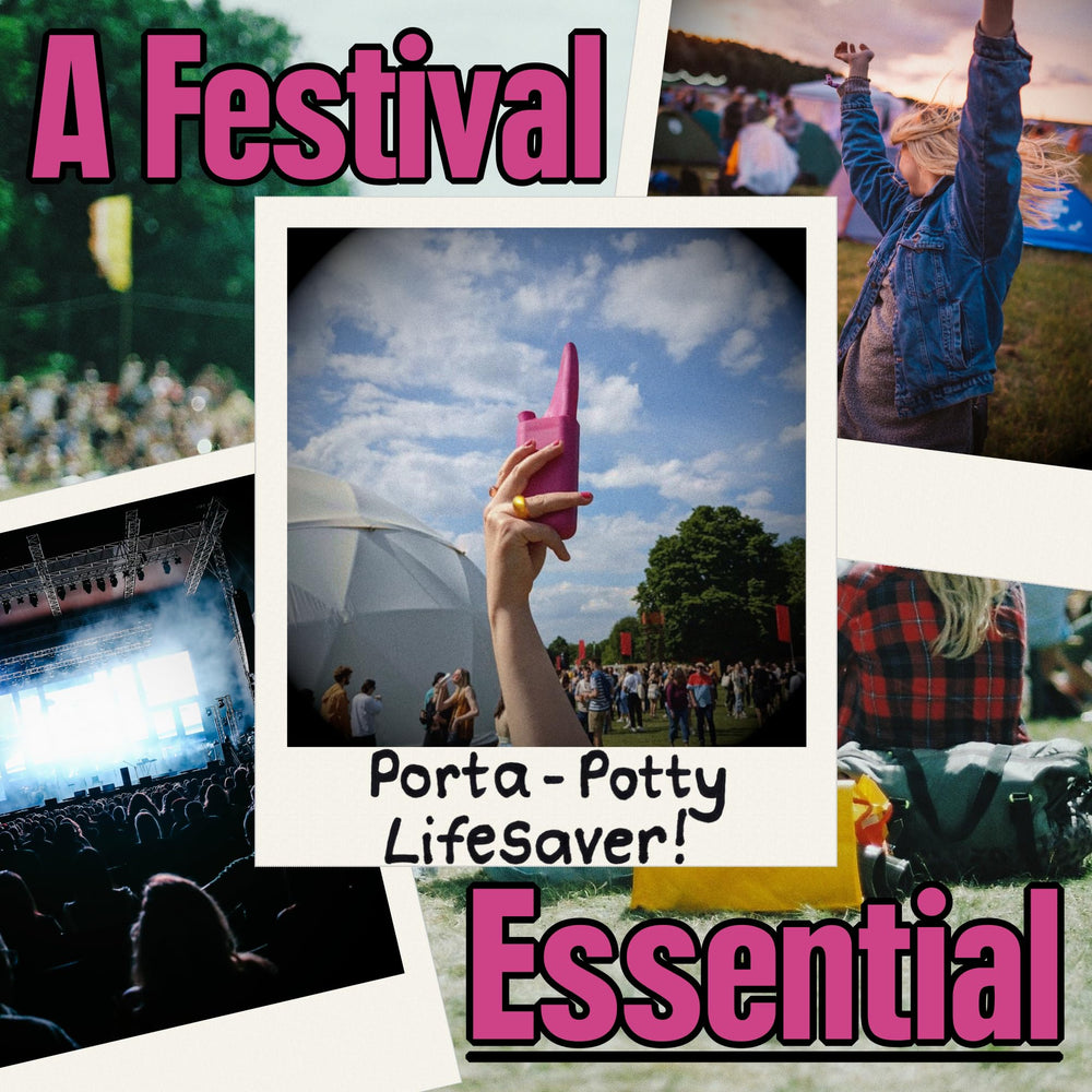 Extreme Female Urinal – UK Made Reusable Pee Funnel, Travel Essential Camping Accessories Festival Essential, Stand to Pee Female Urination Device