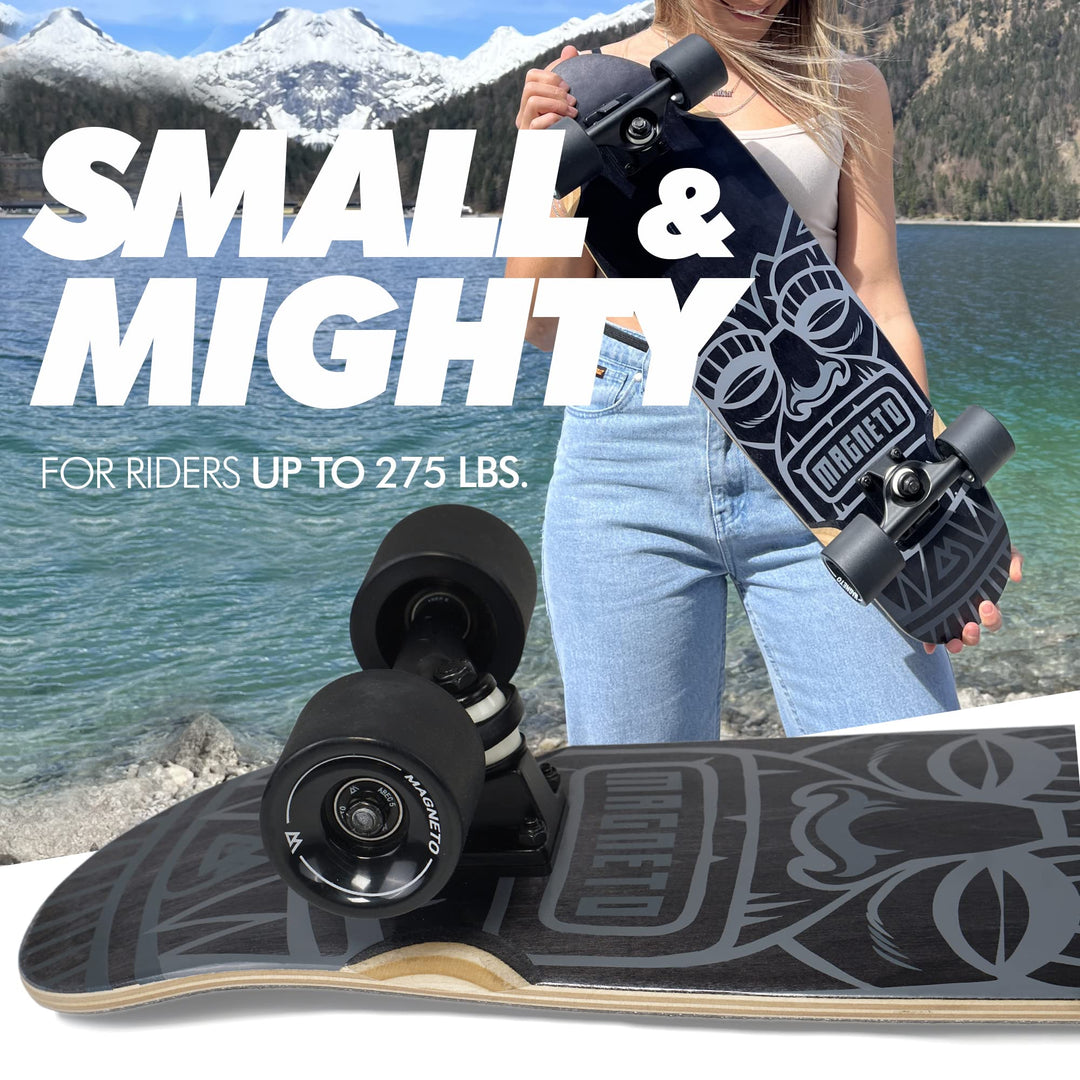 Complete Skateboard | 27.5 x 7.5 | Canadian Maple Wood | 60 MM Urethane Wheels | Double Kick Concave Deck | Kids Skateboard Cruiser Skateboards | Skateboard for Beginners, Teens &amp; Adults